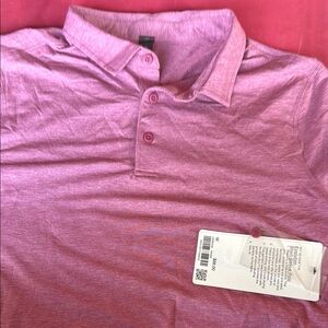 Men's Pink Polo Shirt Lulu